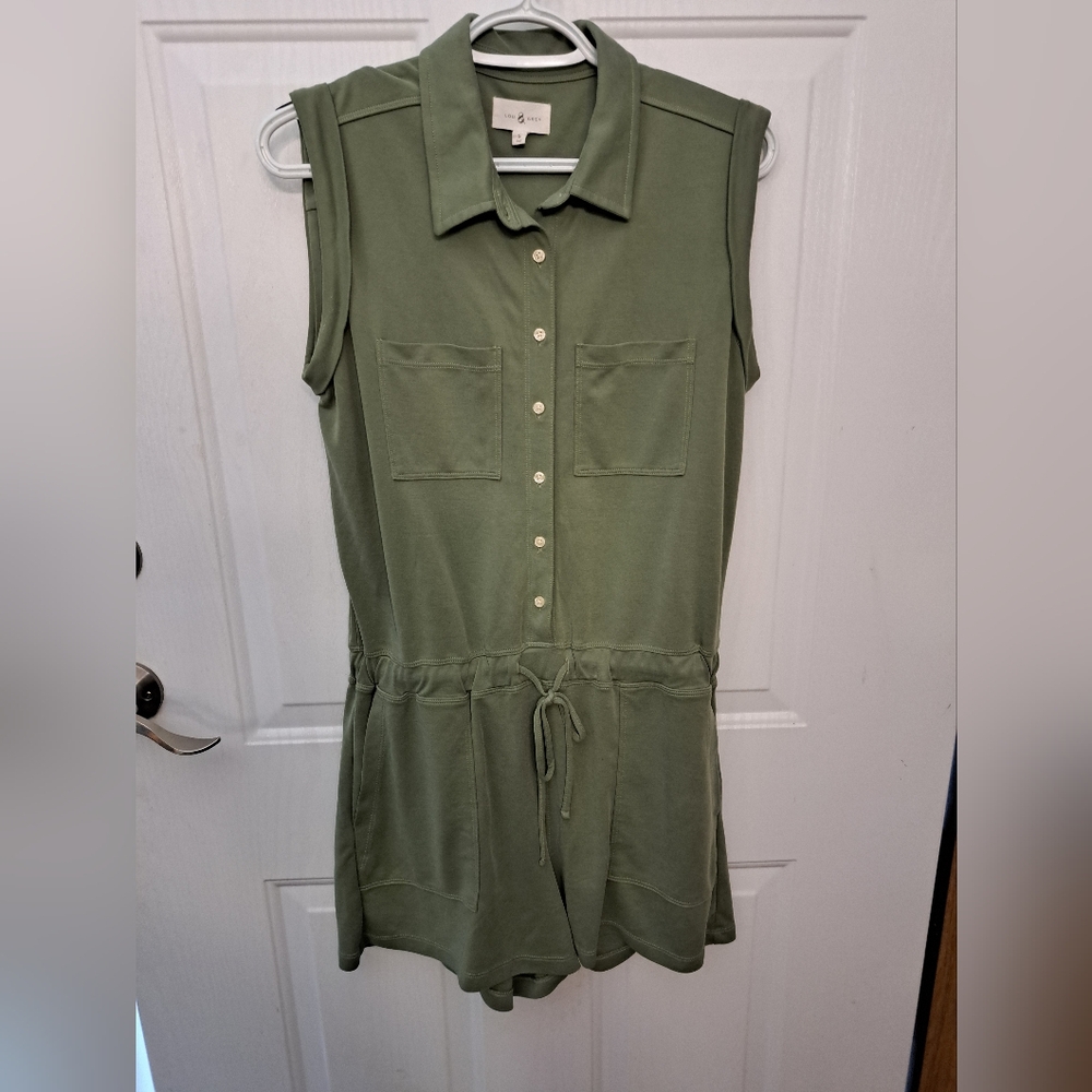 Lou & Grey Olive Green Jumpsuit